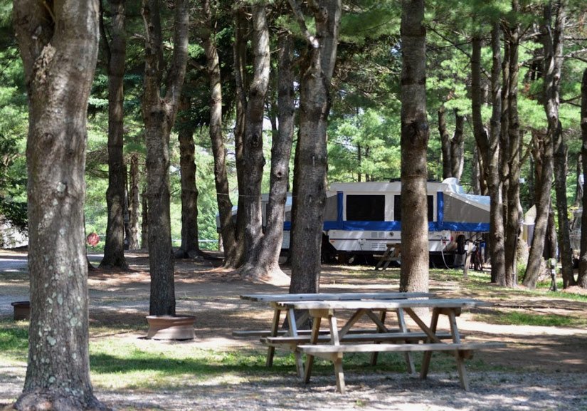 Camping Cantley dans la région d'Ottawa (Québec, Canada)