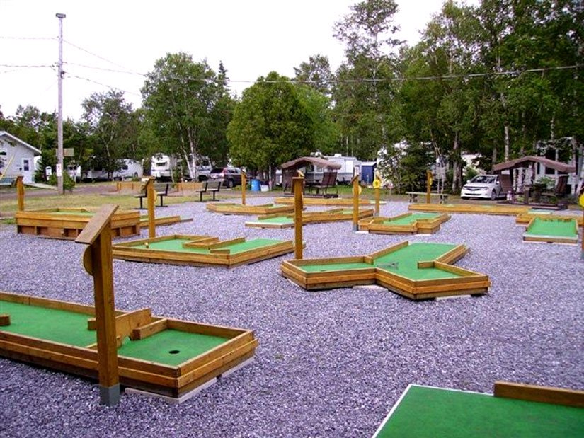 Camping de la Rivière Ouelle à Kamouraska (Québec, Canada)