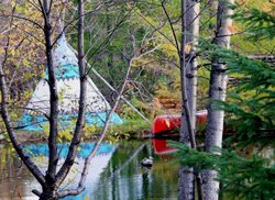 Rencontre avec les amérindiens - Lac St-Jean