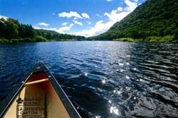 Canot sur la rivière Jacques-Cartier