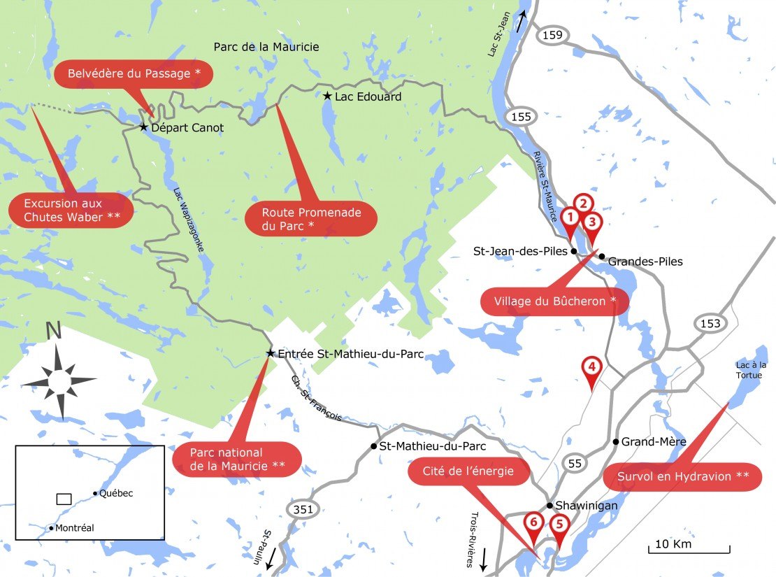 Guide voyage de la Mauricie : Quoi faire ? Où manger