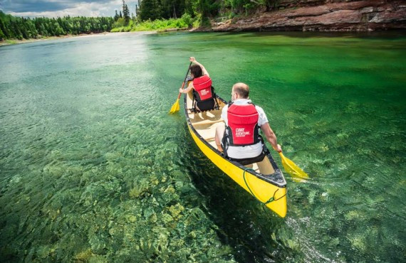Canoeing on the Bonaventure River Canoeing on the Bonaventure River
