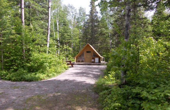 Ready-to-camp,Grands-Jardins National Park, Quebec