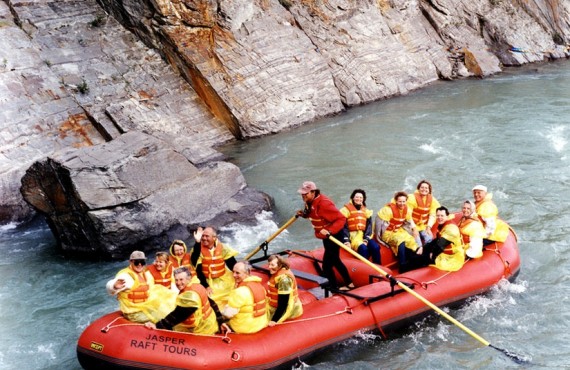 Rafting sur l'Athabasca - Jasper Rafting sur l'Athabasca - Jasper