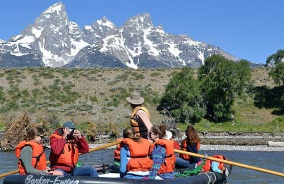 Rafting panoramique, Jackson Hole, WY Rafting panoramique, Jackson Hole, WY
