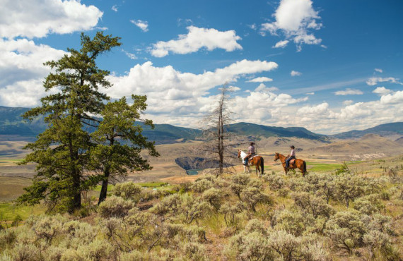 Vue sur les collines, Ranch Sundance, BC Vue sur les collines, Ranch Sundance, BC