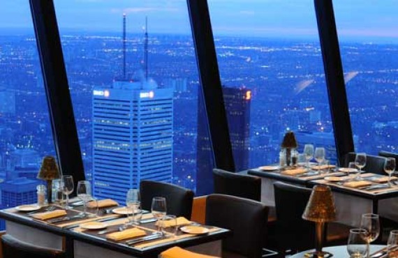 calgary tower panorama dining room