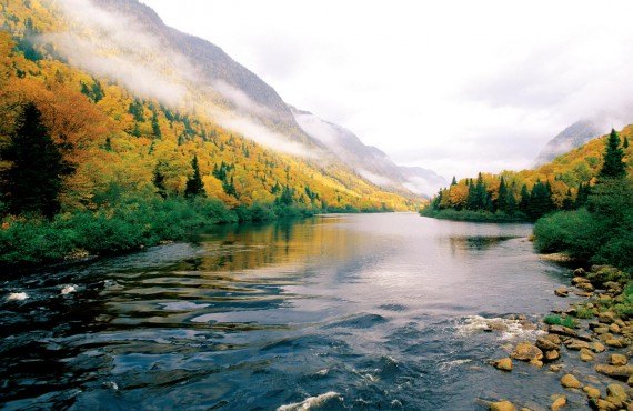 Vallée de la rivière Jacques-Cartier, Canada