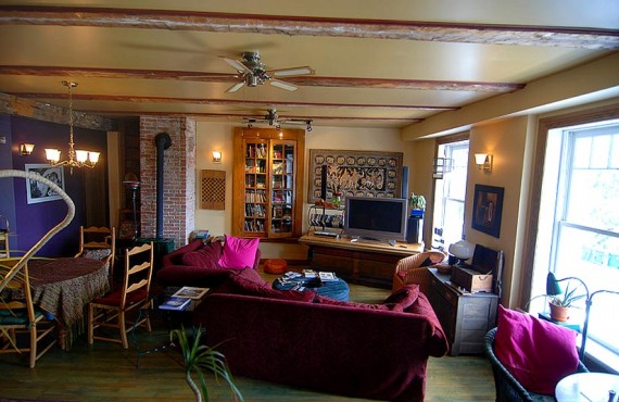 Auberge Le Bôme - salon détente Auberge Le Bôme - salon détente