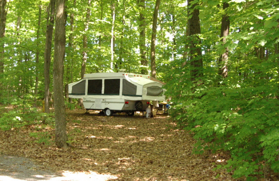 Site de camping-car (Ontario Parks)