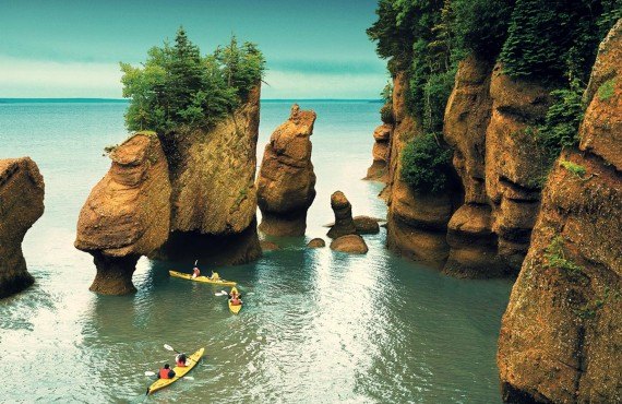 Hopewell Rocks, Baie de Fundy, Nouveau-Brunswick
