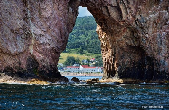 Vue de Hôtel près du Rocher Percé Vue de Hôtel près du Rocher Percé