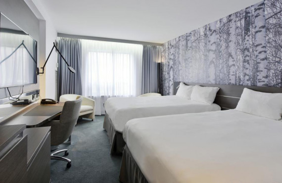 Chambre avec 2 lits doubles Chambre avec 2 lits doubles
