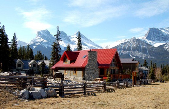 Ranch typique du Canada