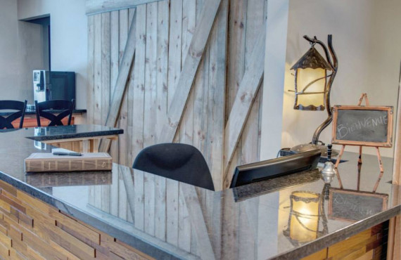 Reception desk Reception desk