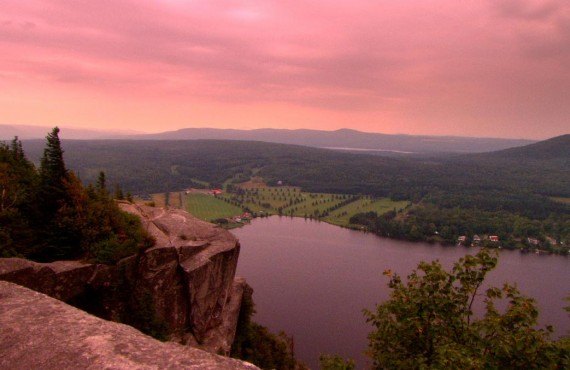 Beautiful view of the Eastern Townships, Canada