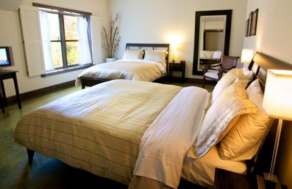 Auberge aux 4 saisons - Chambre 2 lits Auberge aux 4 saisons - Chambre 2 lits