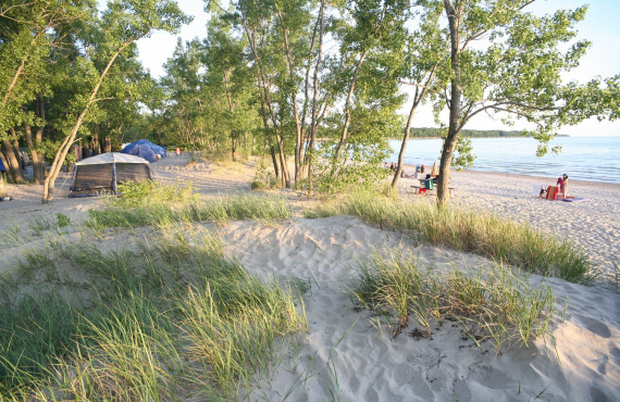 Site de tente (Ontario Parks)