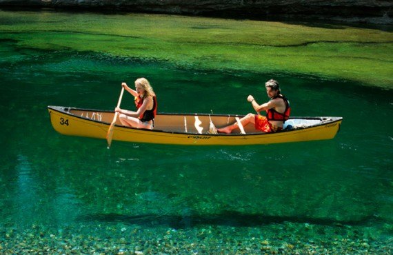 Canoeing on the Bonaventure River