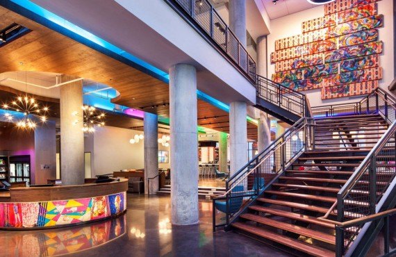 Hôtel Aloft Boston - Lobby Hôtel Aloft Boston - Lobby