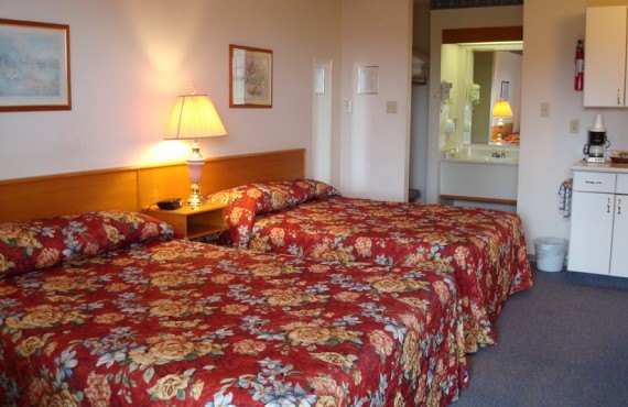 Motel Ocean Crest - Chambre 2 lits et Cuisinette