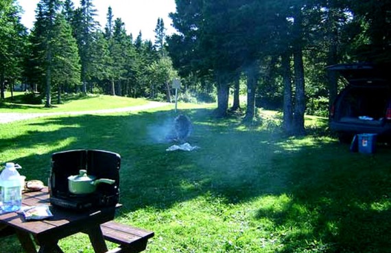 Terrain de camping - Percé Terrain de camping - Percé