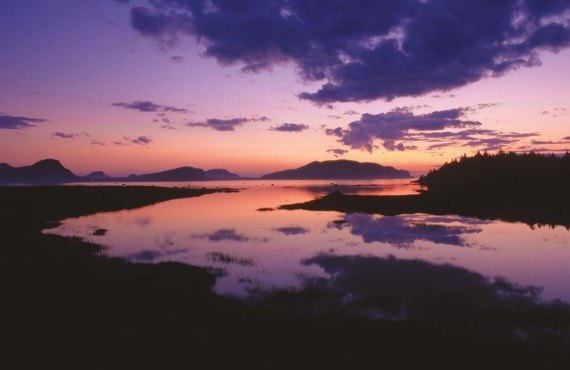 Sunset in Bic National Park (Tourisme Quebec, Sebastien Cloutier)