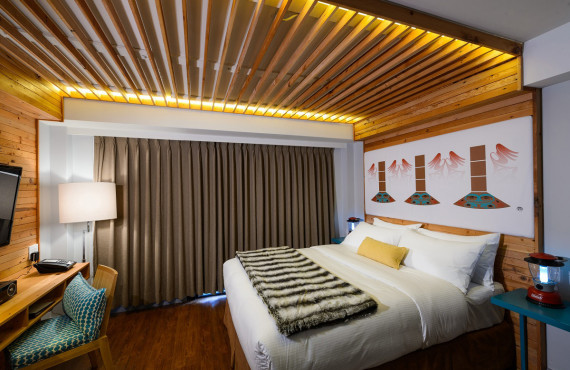 Tlingit Hat Suite - Queen bed Tlingit Hat Suite - Queen bed