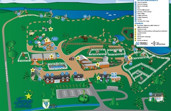 Ferme 5 Etoiles - Carte Ferme 5 Etoiles - Carte
