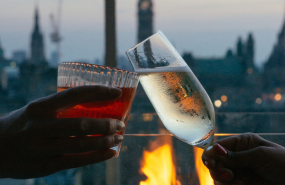 Rooftop cocktails Rooftop cocktails