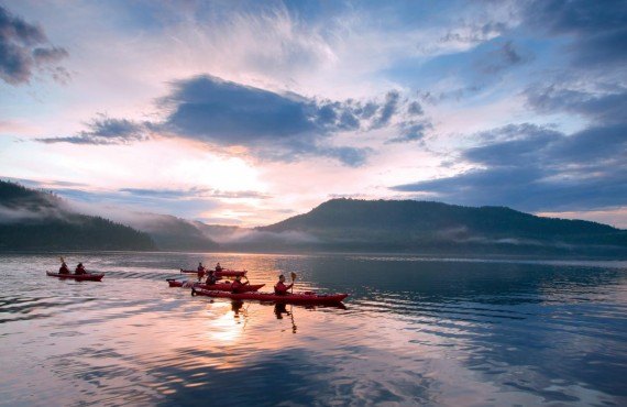 Sea kayaking excursion, Bic National Park