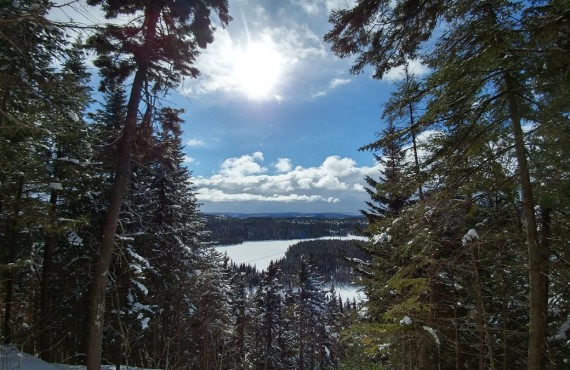 Vue magnifique de la Vallée Bras-du-Nord Vue magnifique de la Vallée Bras-du-Nord