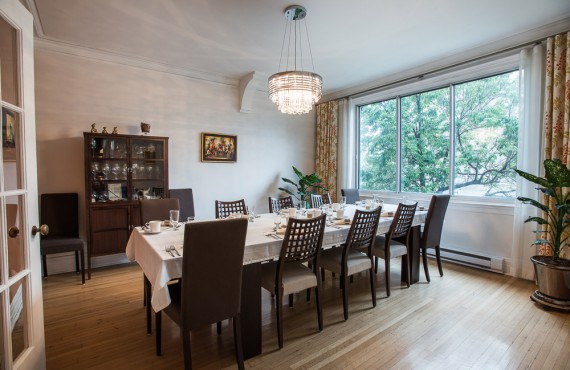 Salle à manger du Gîte Salle à manger du Gîte