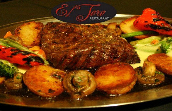 Restaurant meal, the "El Toro" Restaurant meal, the "El Toro"