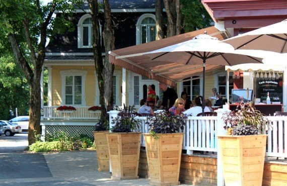 Auberge la Muse - terrasse Auberge la Muse - terrasse