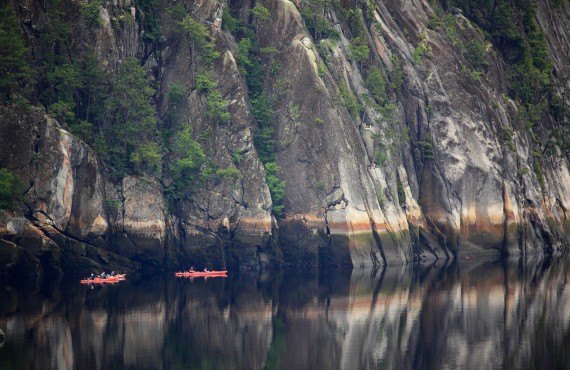 Kayak sur le Fjord
