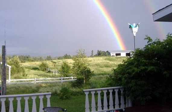 Gîte Domaine du Perchoir - Vue de la terrasse Gîte Domaine du Perchoir - Vue de la terrasse