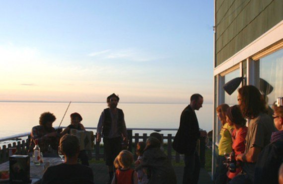 Auberge Manoir des Sapins - Coucher de soleil sur la terrasse
