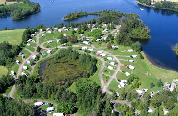 Camping Amqui - Vue aérienne Camping Amqui - Vue aérienne
