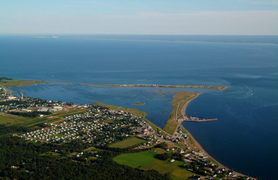 Vue de la ville de Carleton-sur-Mer Vue de la ville de Carleton-sur-Mer