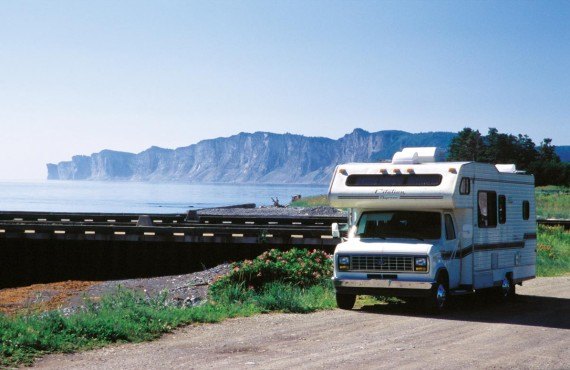 Destination fait sur-mesure pour les camping-cars dans le Parc Forillon (Tourisme Quebec, Jean-Pierre Huard)