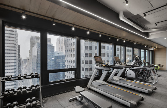 Gym et vue panoramique Gym et vue panoramique