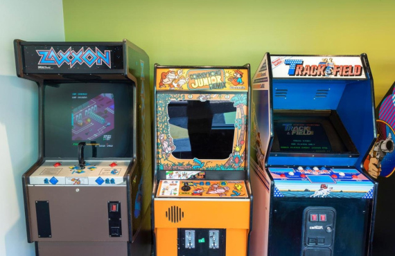 Retro Arcade area Retro Arcade area