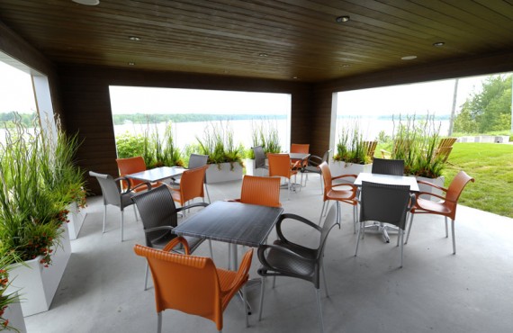 Hôtel de la Boréalie - Terrasse Hôtel de la Boréalie - Terrasse