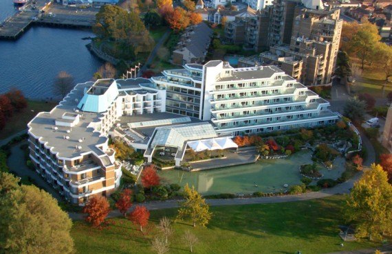 Inn at Laurel Point - Vue aérienne Inn at Laurel Point - Vue aérienne