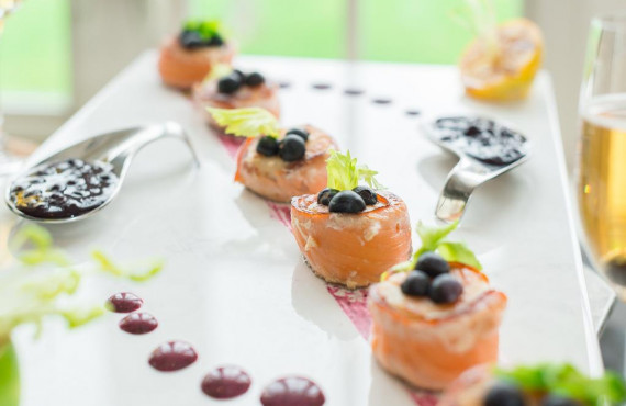 Bites of salmon Bites of salmon