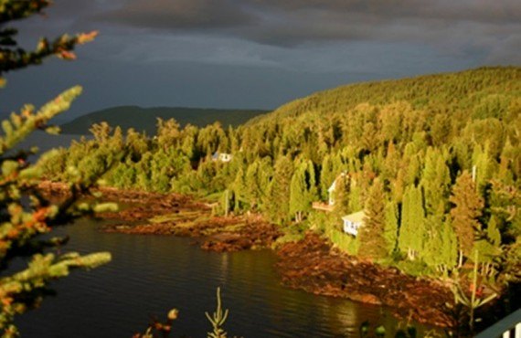 Auberge de la Rivière Saguenay - Vue aérienne Auberge de la Rivière Saguenay - Vue aérienne