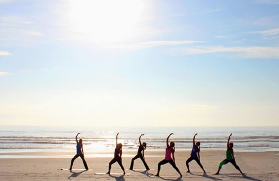 Riôtel Matane - Yoga sur la plage