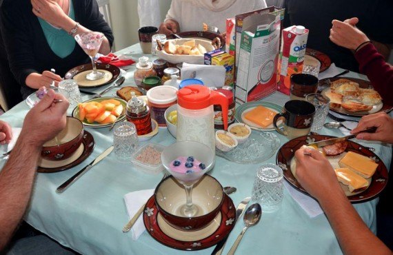 Gîte Pétales de Rose - petit déjeuner Gîte Pétales de Rose - petit déjeuner
