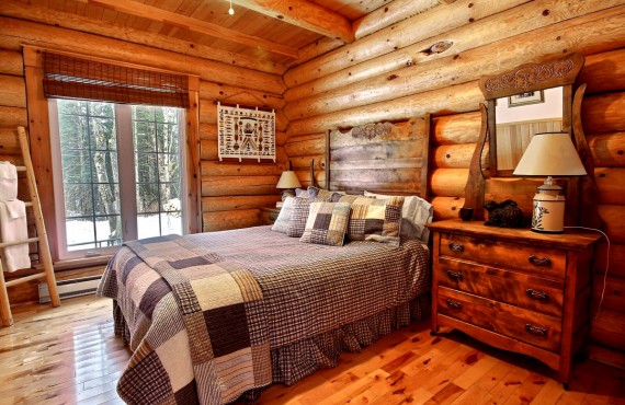 Cabane au Canada - chambre rustique Cabane au Canada - chambre rustique